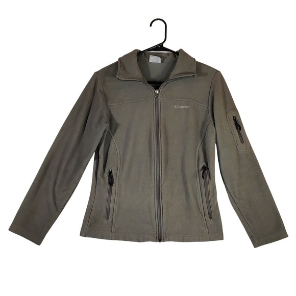 Columbia Jackets & Blazers - Columbia‎ Women's Fleece Jacket Full Zip Gray Size Small Outdoor Casual